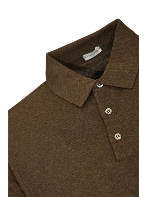 Polo in cotone Dark Brown Caruso | MK56Y POLO 7002570520